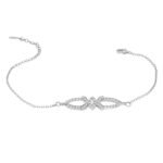 High Quality Luxury Silver Plated Zircon Bridal Jewelry Set for Women for Weddings-Includes Bracelet Earring Necklace Ring - Image 5