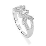 High Quality Luxury Silver Plated Zircon Bridal Jewelry Set for Women for Weddings-Includes Bracelet Earring Necklace Ring - Image 4