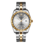 White Dial Gold Tone Band Men 7#