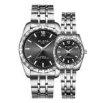 WLISTH Brand Couple Watches Waterproof Stainless Steel Band Student Watch Men - Image 3