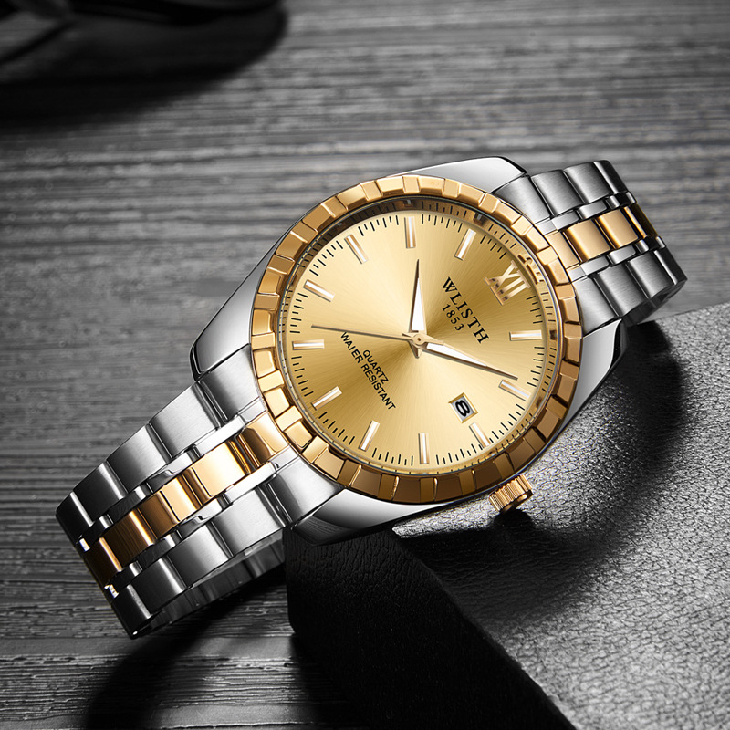 10092986725_1940506421.jpg WLISTH Brand Couple Watches Waterproof Stainless Steel Band Student Watch Men - Image 1