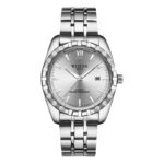 White Dial Silver Band Men 11#