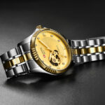 WLISTH Automatic Mechanical Men's Watch, Luminous, Steel Band - Image 2