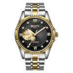 WLISTH Automatic Mechanical Men's Watch, Luminous, Steel Band - Image 5