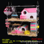 Acrylic Hamster Cage Transparent Double-Layer Large Villa - Image 20