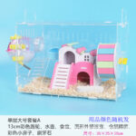 Acrylic Hamster Cage Transparent Double-Layer Large Villa - Image 15