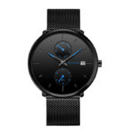 Swiss Brand Fashion Minimalist Quartz Watch Men Waterproof Thin - Image 3