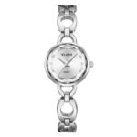 White Dial Silver Band #3