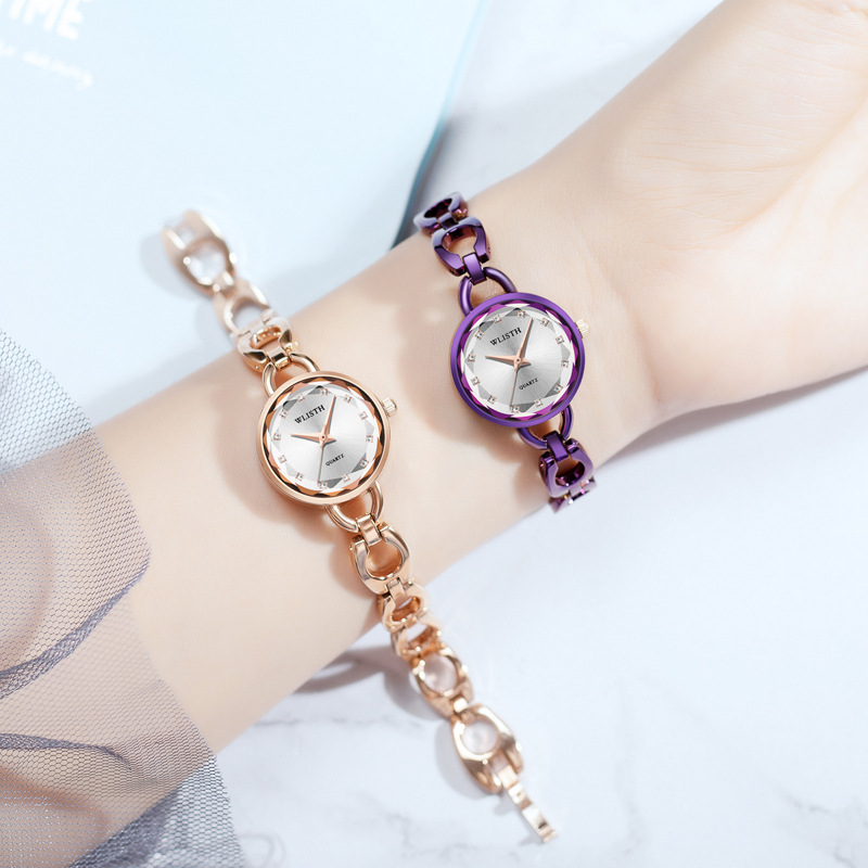 15364183504_1940506421.jpg Women's Quartz Watch Stainless Steel Band Fashion Waterproof Student - Image 1