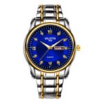 506 Blue Dial Gold Tone Band 6