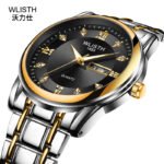 Men's Waterproof Quartz Watch with Stainless Steel Band, Luminous - Image 3
