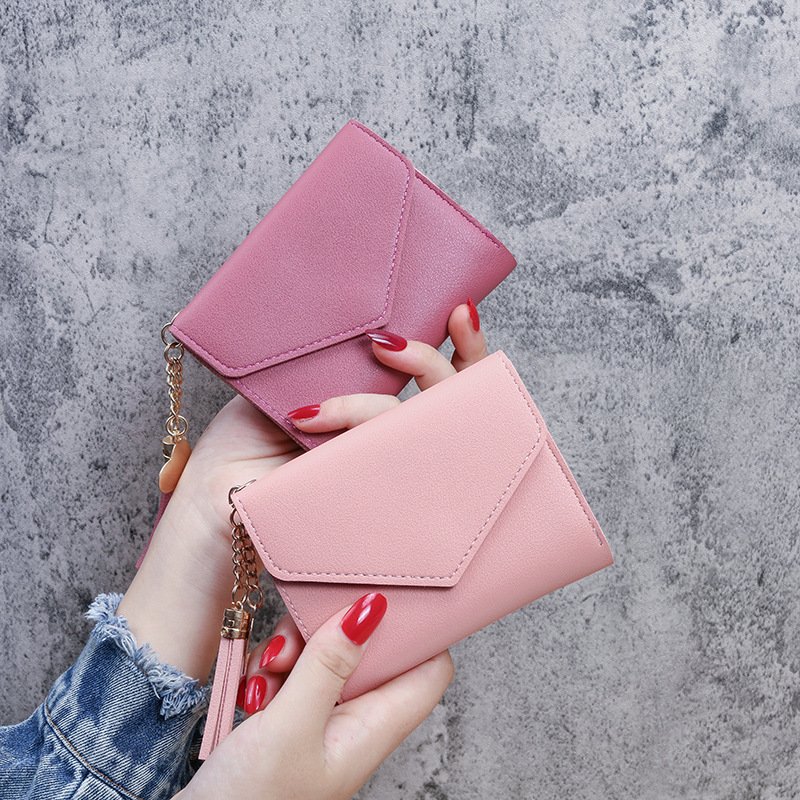 21649587812_1348083575.jpg New Women's Wallet with Tassel Pendant, Faux Leather, Card Holder, Coin Purse, Wholesale - Image 1