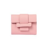 Korean Style Solid Color Drawstring Tri-fold Women's Wallet, Coin Purse, Handbag, Short Student Wallet, Fashionable Versatile - Image 5