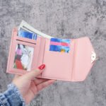 Vintage Metal Heart Short Wallet for Women - Image 2