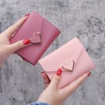 Vintage Metal Heart Short Wallet for Women - Image 3
