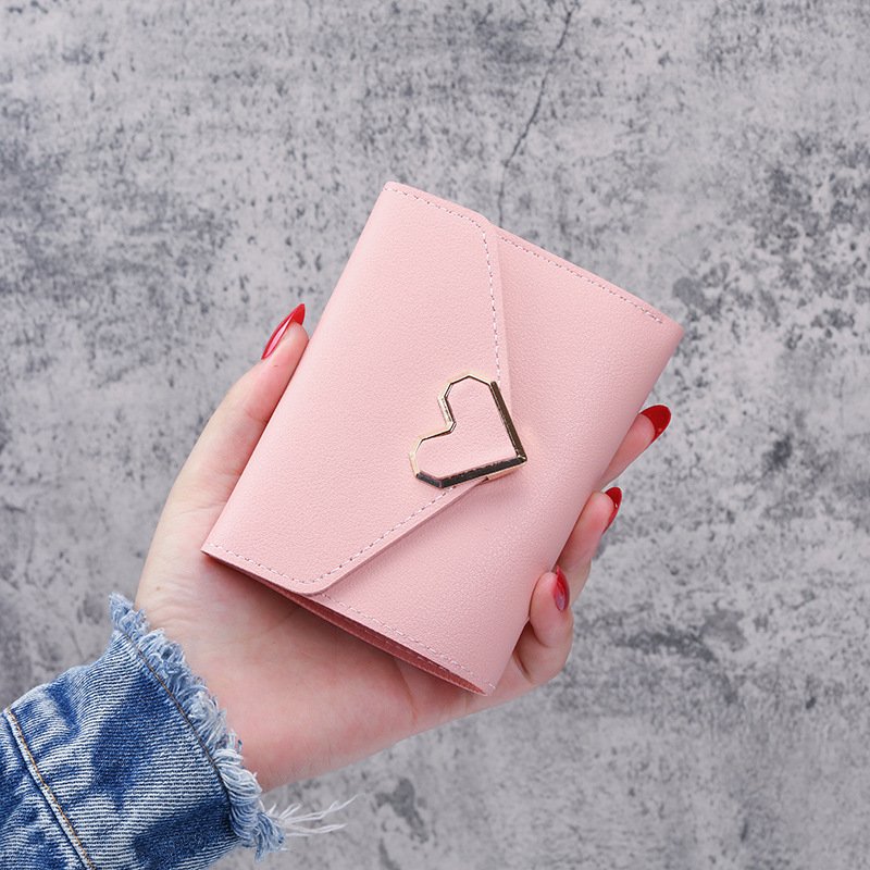 21976322175_1348083575.jpg Vintage Metal Heart Short Wallet for Women - Image 1