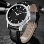 WLISTH Quartz Watch Couple Leather Strap Waterproof Fashion Student - Image 13