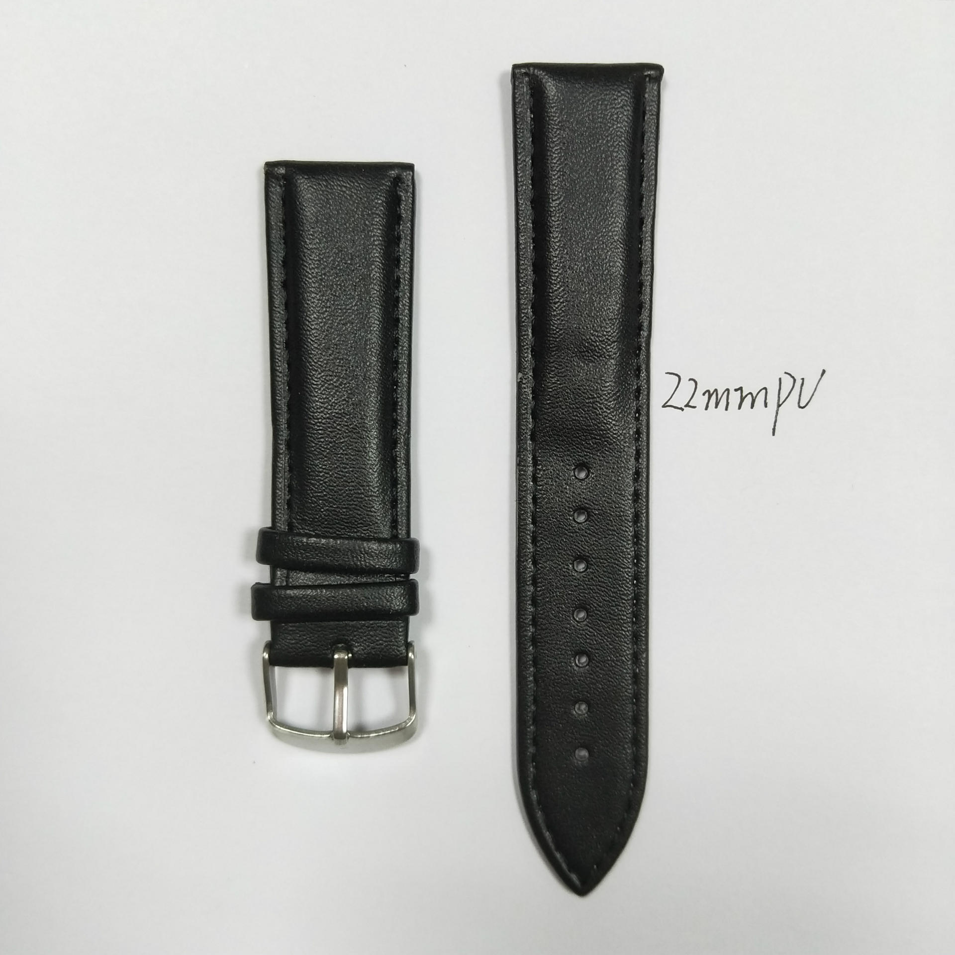 4556016994_1940506421.jpg Watch Band PU Leather Bamboo Grain Men's Women's 14 16 20 22mm - Image 1