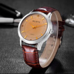 Brown Dial Brown Strap Men's 2#