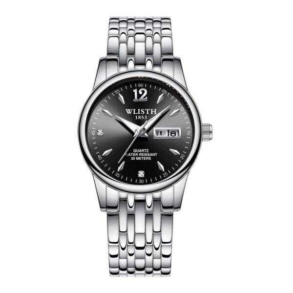 Silver Case Black Dial 7#