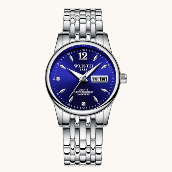 Silver Case Blue Dial 8#