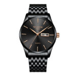 Black Case Black Dial Black Steel Band
