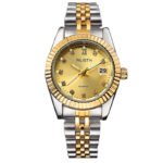 Gold Dial Gold Tone Band Women's 2#
