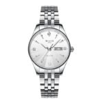 520 White Dial Silver Band Women's 4#