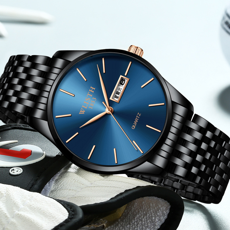 9257075115_1940506421.jpg Swiss Brand Men's Watch Waterproof Business Fashion Quartz Men's - Image 1