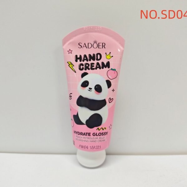 SADOER Peach Petroleum Nourishing Hand Cream (Panda) 60g