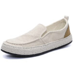 Men's Casual Linen Shoes, Breathable Low-Top Slip-Ons, Summer Spring Autumn - Image 5