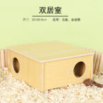 Hamster Wooden Hideout House Toy Set - Image 27