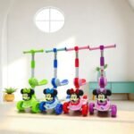 New Children's Scooter 1-12 Years Old Girls 3-in-1 Pedal Scooter Toy Car Mickey