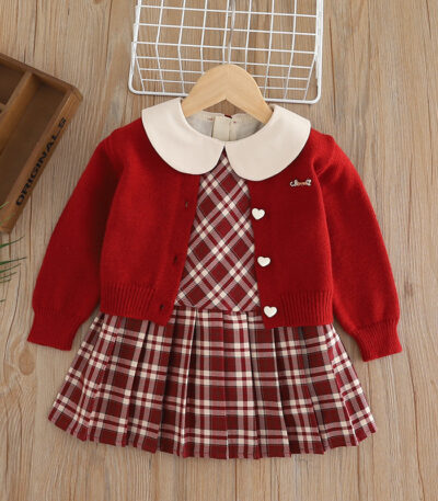 Fleece Lined Red / 90cm