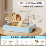 Acrylic Transparent Luxury Villa Blue