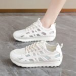 Women's Summer Casual Sneakers - Breathable Mesh Lightweight Dad Shoes - Image 3