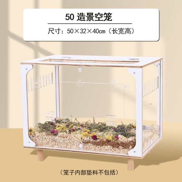 50cm High Transparency Empty Cage