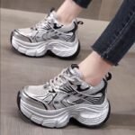 Spring Dad Shoes Women Chunky Sole Height Increasing Sneakers Korean Fashion Casual Sports Shoes - Image 2