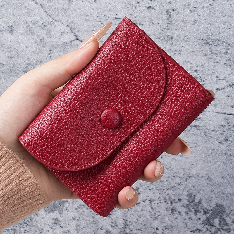 O1CN012b30kA2Nfw9aLrXNf_2209400949991-0-cib.jpg Simple Portable Coin Bag Soft Pebble Grain Texture Multifunctional Large Capacity Change Card Case Storage Wallet - Image 1