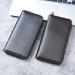 Long Men's Zipper Wallet Large Capacity Leather Handbag Phone Bag Business Casual Card Holder - Image 4