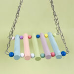 Parrot Toy Bird Supplies Claw Grinding Perch Colorful Swing Ladder Climbing Ladder for Budgie Cockatiel Cockatoo Cage Accessories - Image 31