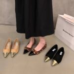 Summer 2024 Pointed Toe Flat Shoes Elegant New Style French Gentle Style with Skirt Fairy Shoes - Image 3