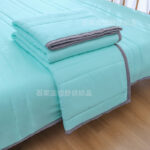 Fresh Green Washed Cotton Summer Quilt / 200*220cm