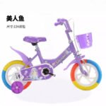 Children's Bicycle for Girls Ages 1-5, 12-Inch with Flash Wheels and Front Basket - Image 2