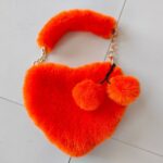 Plush Heart-shaped Crossbody Bag Women's - Image 17