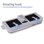 Shower Rod Shelf - No-Drill Multifunctional Bathroom Storage Rack - Image 3