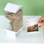 Parrot Anti-Splash Automatic Feeder, Transparent New Feeder for Budgies, Lovebirds, Cockatiels - Image 3
