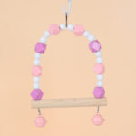 Nebula Swing (Natural Wood) Pink Purple