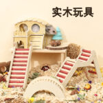 Hamster Wooden Hideout House Toy Set