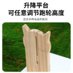 Hamster Wooden Running Wheel Bracket - Image 2